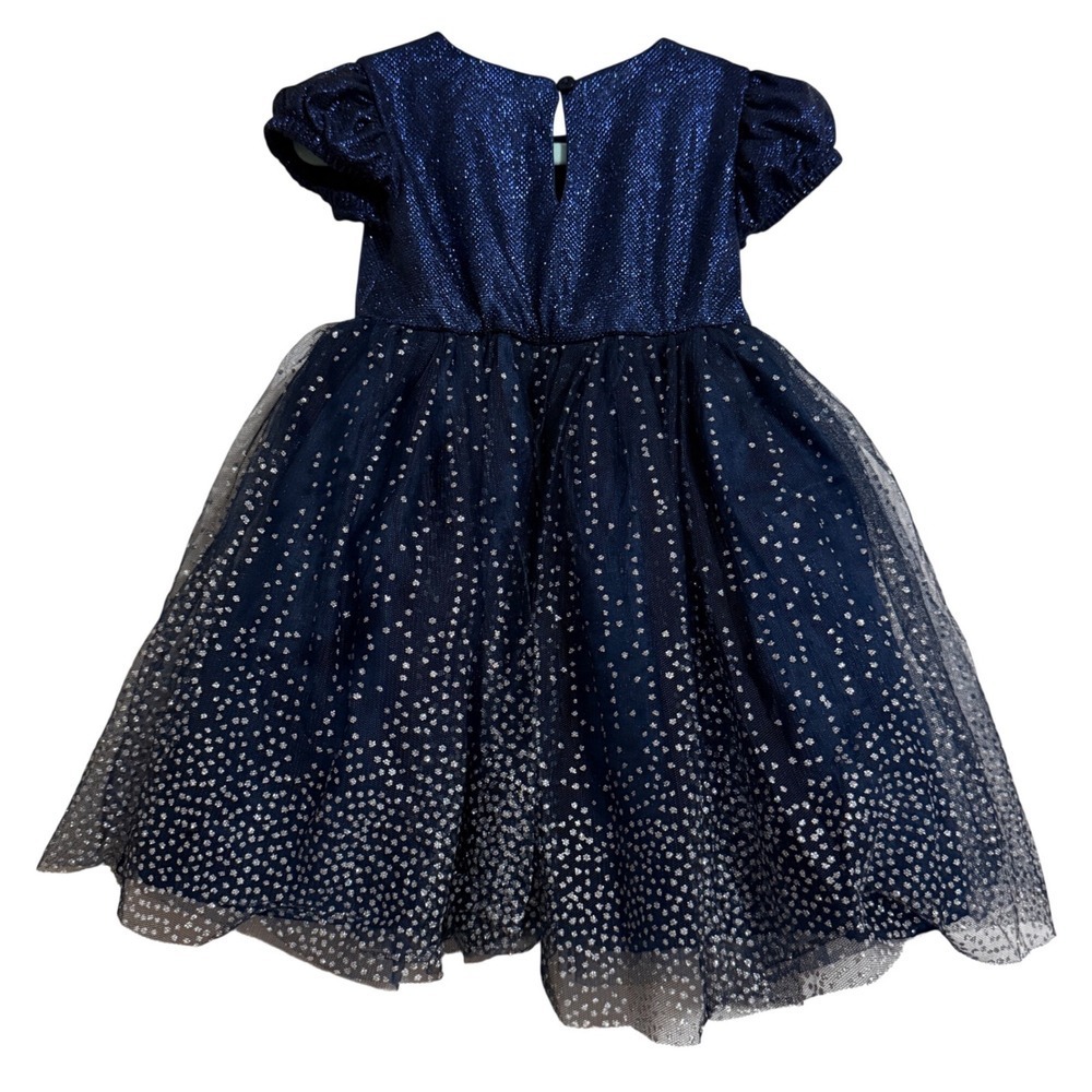 Blueberi Boulevard Navy and Silver Formal Dress - Picture 6 of 7